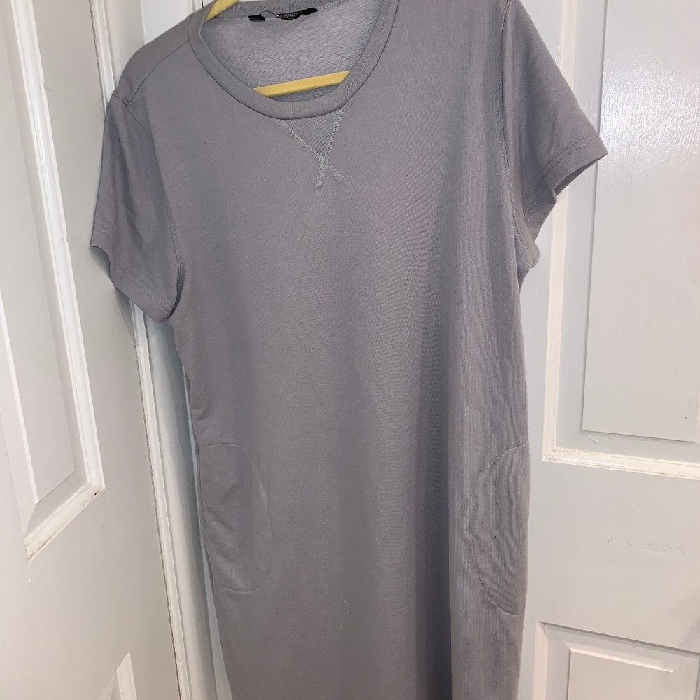 Grey North face Terry dress